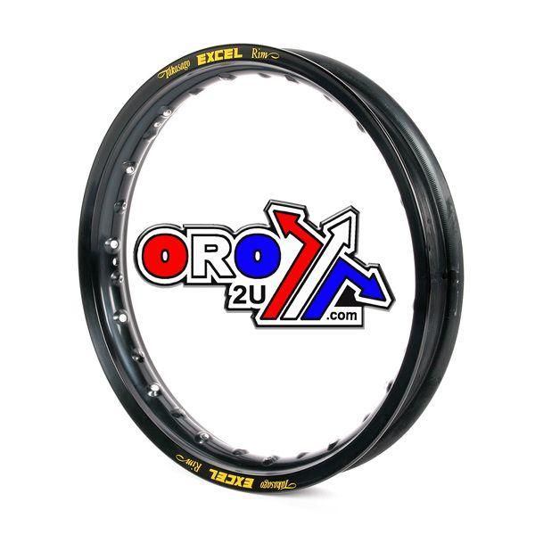 RIM 185-16 EXCEL 28 HOLE BLACK, REAR EXCEL DDK410, ERDDK410