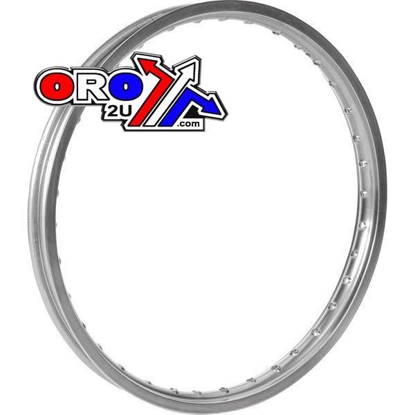 RIM 160 x 21 36H MTX MOTO ALLOY RIM SILVER - Image 2