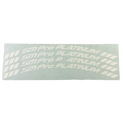 REPLACEMENT SM PRO PLATINUM STICKER SET, WHITE