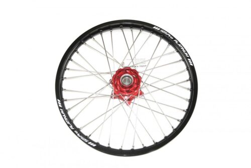 21×1.60 WHEEL GASGAS GLOSS BLACK/GLOSS RED, GLOSS BLACK RIM, GLOSS RED HUB, SILVER NIPPLES, SP157.03.80.01.99