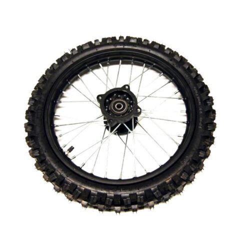 FRONT WHEEL 14″ PIT BIKE 12MM AXLE, 14-60/100