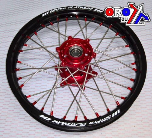 18×2.15 WHEEL GASGAS GLOSS BLACK/RED, MX-6030 GLOSS BLACK RIM, GLOSS RED HUB, SP05803840103 GLOSS RED NIPPLES
