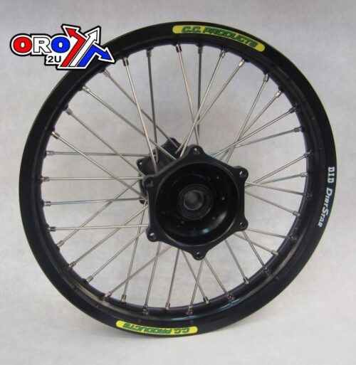 18×2.15 WHEEL KTM BK/BK CC, RIM BK DID, HUB BLACK REAR, 4 BEARING SUPER STRONG HUB