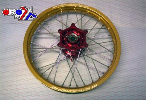 19×1.85 WHEEL HON GD GLOSS/RED, MX-9012 GOLD RIM, RED HUB, SP01203820299 GLOSS RIM