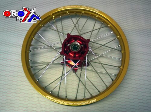 19×1.85 WHEEL HON GLOSS RED HUB,GLOSS GOLD RIM, GLOSS GOLD RIM / GLOSS RED HUB MX-9114, SP047.03.82.02.99