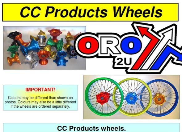 21x1.60 WHEEL GAS GAS BK/BK CC, RIM BK DID, HUB BLACK REAR, MX-6001 - Image 2