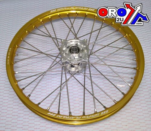 21×1.60 WHEEL RMZ 05-23RACE, MX-3000 GLOSS GOLD RIM, GLOSS SILVER HUB, SP175.00.80.02.99 GLOSS RIM