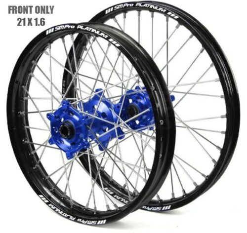 21×1.60 WHEEL KTM GLOSS BLACK/BLUE/SILVER, GLOSS BLACK RIM, GLOSS BLUE HUB, SILVER NIPPLES, SP157.04.80.01.99