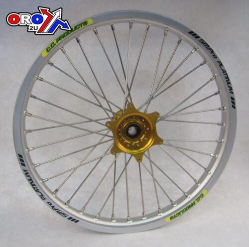 21×1.60 WHEEL YAM SILVER/GD CC, RIM SI SM PRO, HUB GOLD FRONT