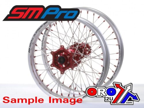19×2.15 WHEEL HON GLOSS SILVER/ GLOSS RED, GLOSS SILVER RIM, GLOSS RED HUB, GLOSS RED NIPPLES RED, SP047.03.81.00.03 MX-9121