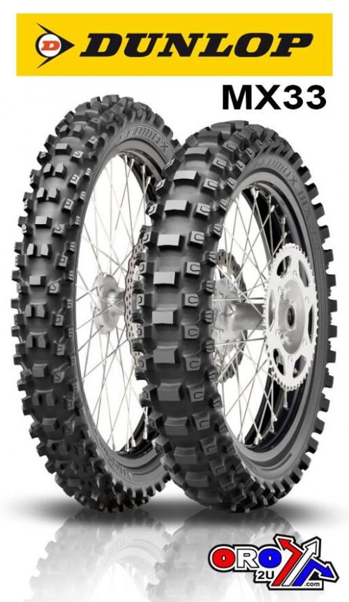90/100-16 51M TT GEOMAX MX33 DUNLOP, 636110