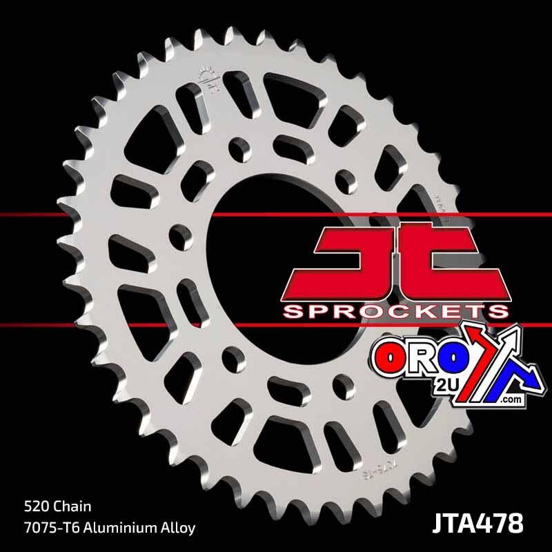 REAR SPROCKET JTA478.41 ALLOY, CHAIN 520 (7075-T6 Aluminium)