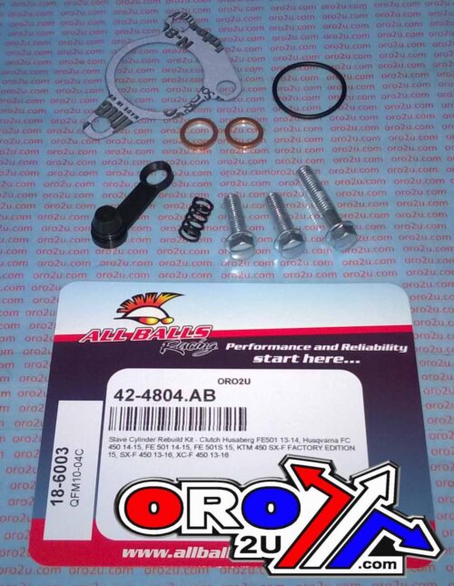 CLUTCH SLAVE CYL REBUILD KIT ALLBALLS, ALLBALLS 18-6003 GASGAS/HUSABERG/HUSKY/KTM 450/501 13-18