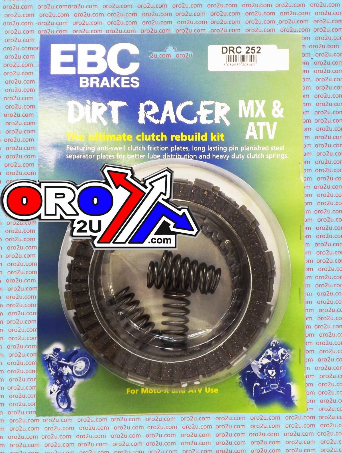 CLUTCH KIT KTM450 EXC-R 10-11, EBC DRC252 DIRT RACE PLATE HD