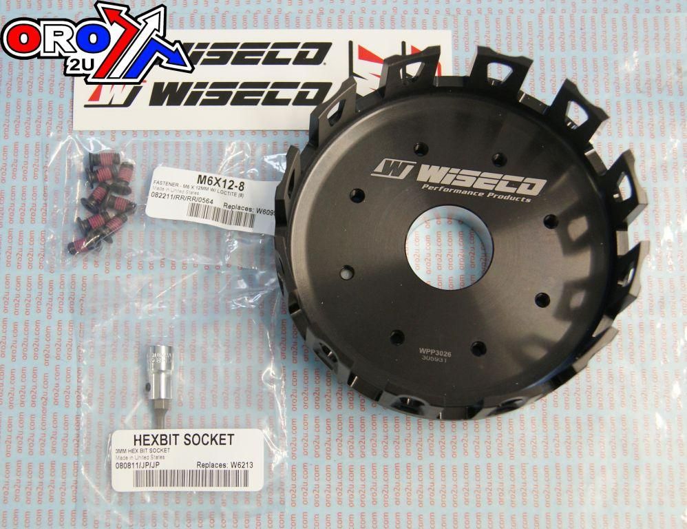 CLUTCH BASKET 03-05 KX125, WISECO WPP3026, 13095-1412 - Image 2