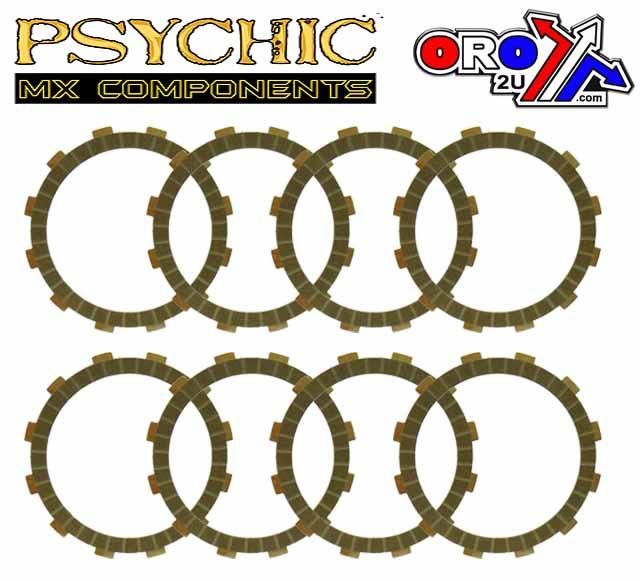 CLUTCH FRICTION PLATE SET OF 8 12-16 KTM HUSABERG HUSQY 250 350 450 500 SXF EXC FE FC MX-03240P