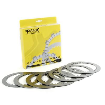 STEEL CLUTCH PLATE SET YZ/WR, MX-03214S YZ250 93-06,WR 95-06, PROX 16.S23016 Made in Japan