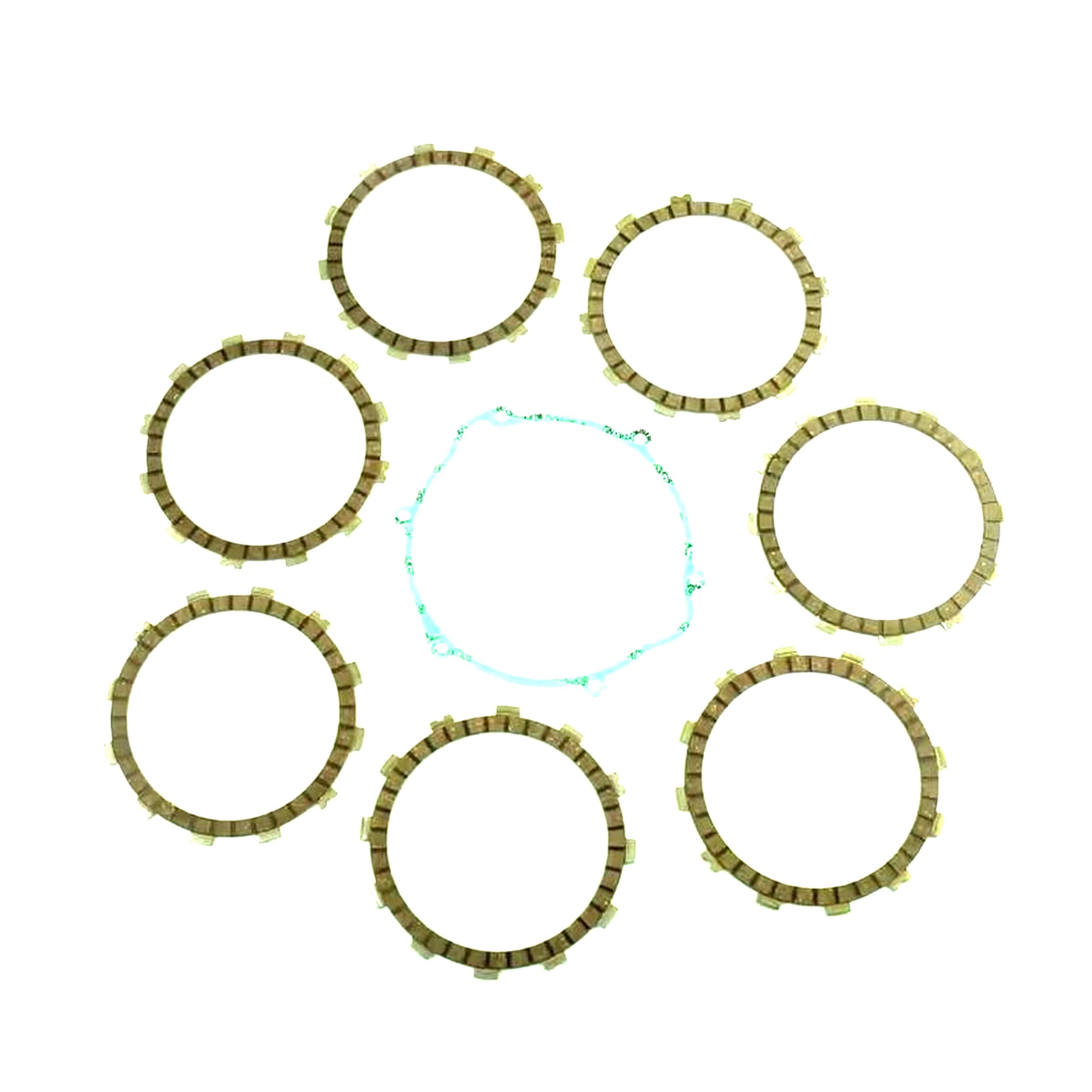 CLUTCH FRICTION PLATE SET HSQ TE400 01-04, ATHENA P40230007, WITH GASKET