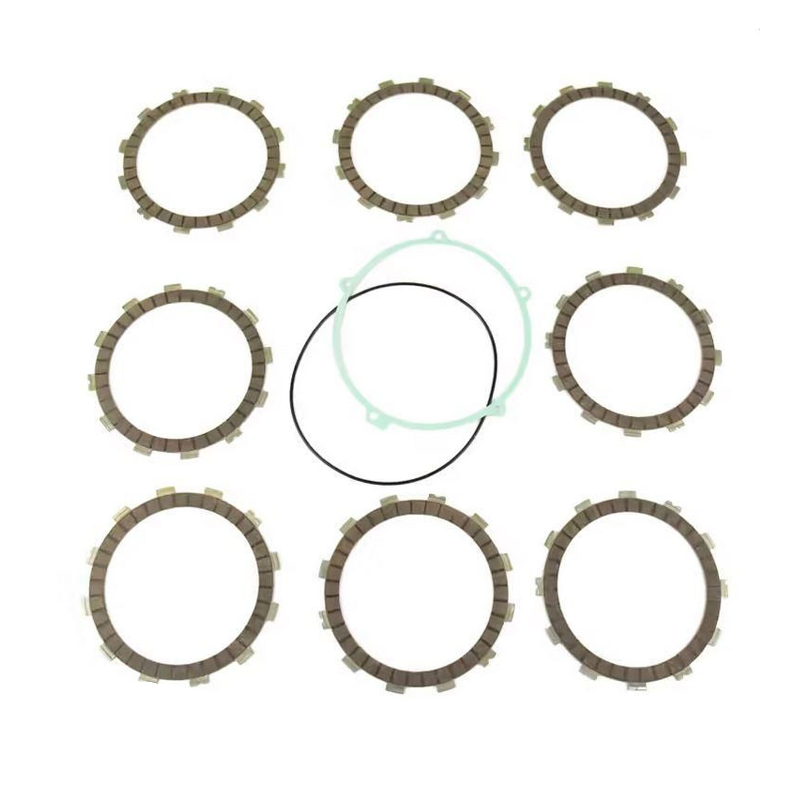 CLUTCH FRICTION PLATE SET HSQ WR250 99-13, ATHENA P40230012, WITH GASKET