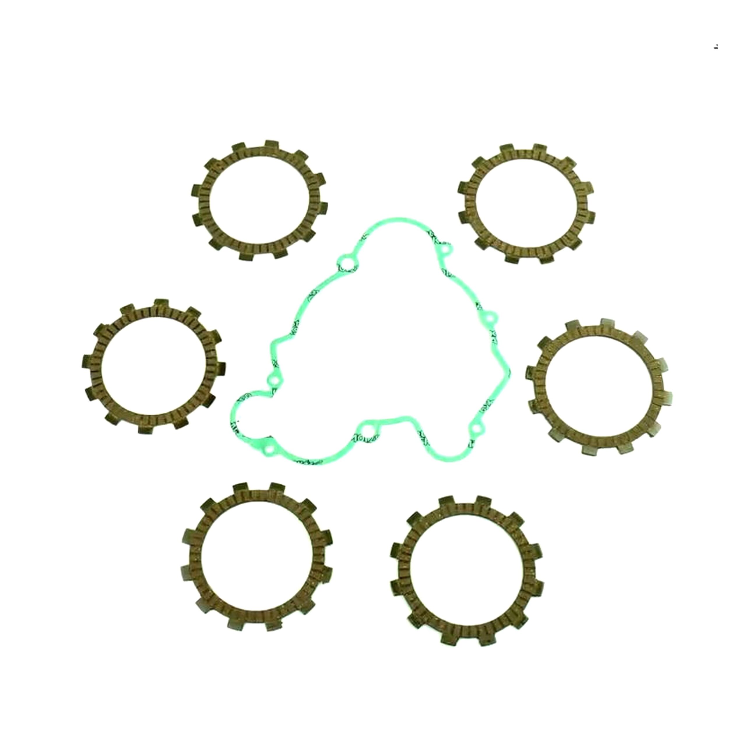 CLUTCH FRICTION PLATE SET KTM SX65 08, ATHENA P40230017, WITH GASKET