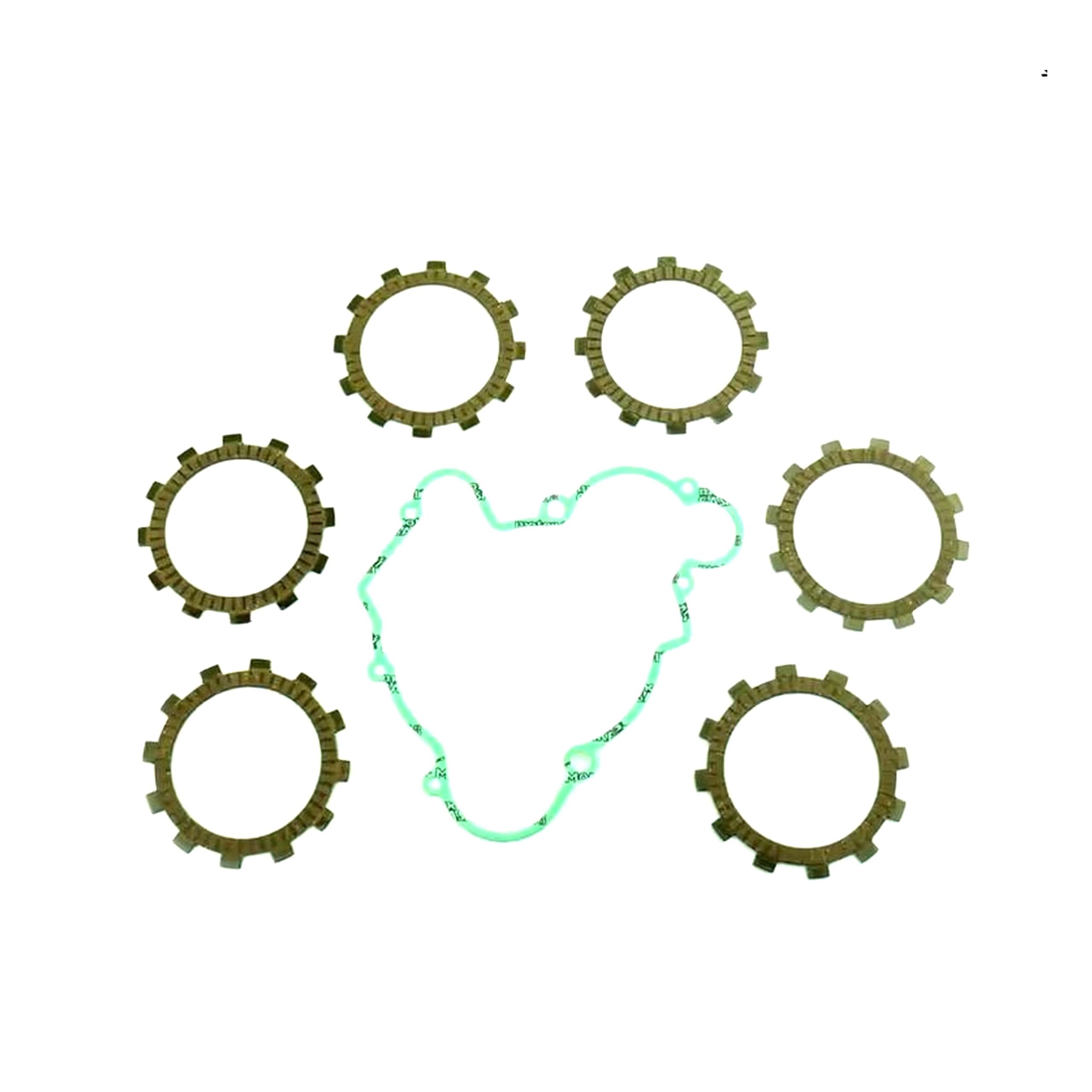 CLUTCH FRICTION PLATE SET KTM SX65 98-08, ATHENA P40230051, WITH GASKET