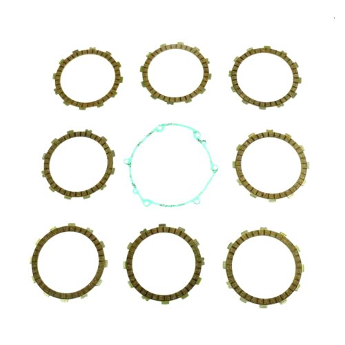 CLUTCH FRICTION PLATE SET KAWA KX250 90, ATHENA P40230064, WITH GASKET