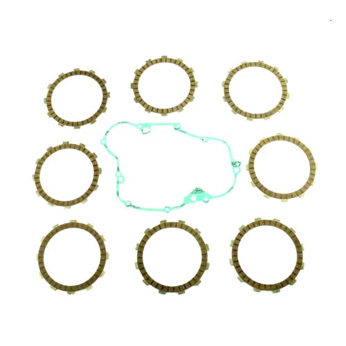 CLUTCH FRICTION PLATE SET KAWA KX500 88-04, ATHENA P40230065, WITH GASKET