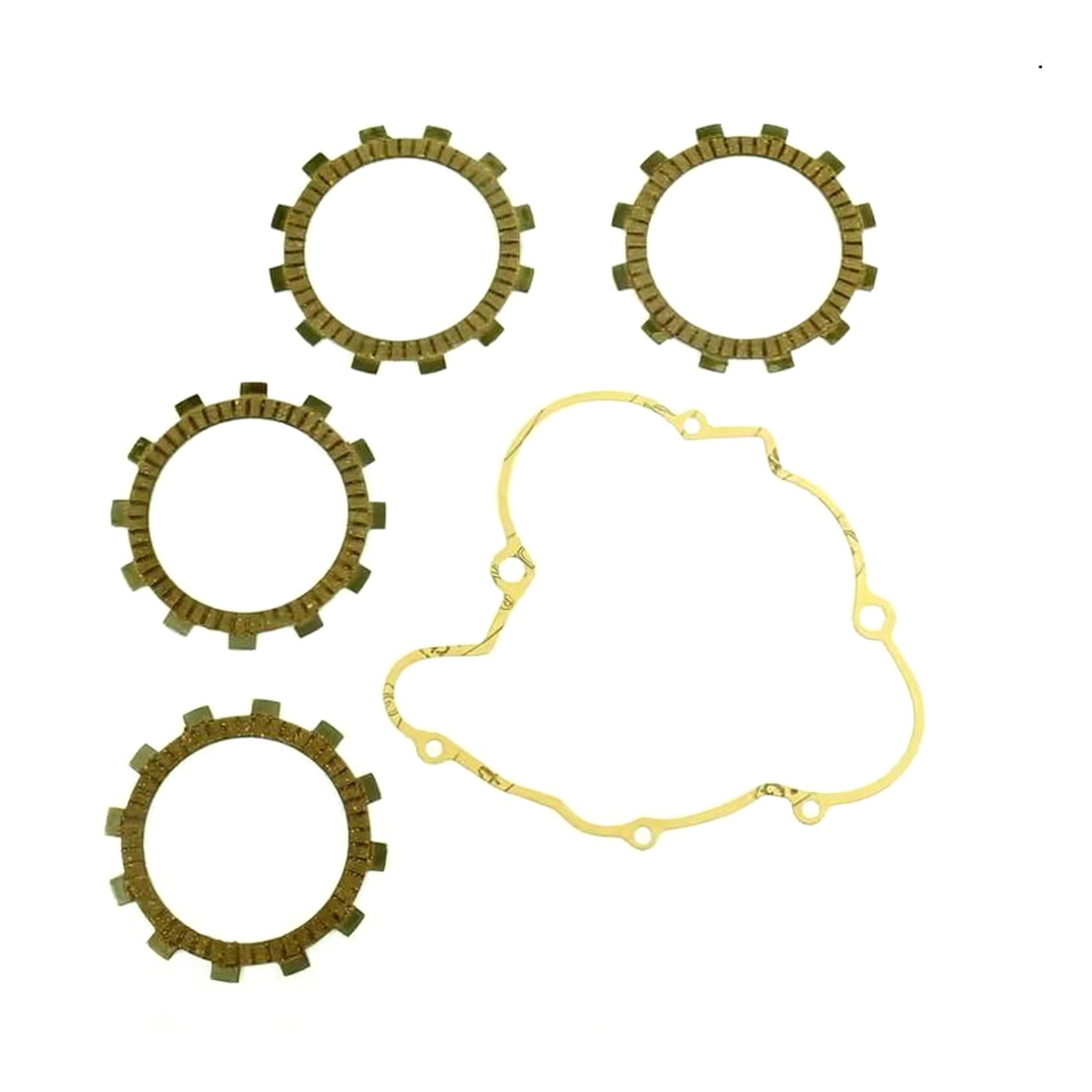CLUTCH FRICTION PLATE SET KTM MX80 89-90, ATHENA P40230066, WITH GASKET