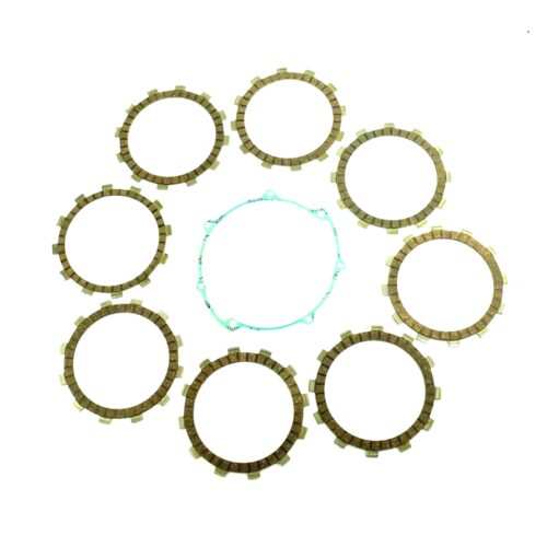CLUTCH FRICTION PLATE SET YAMAHA WR400F 00-02, ATHENA P40230067, WITH GASKET