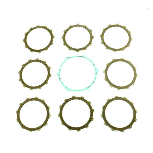 CLUTCH FRICTION PLATE SET KAWA KX250 92-93, ATHENA P40230069, WITH GASKET