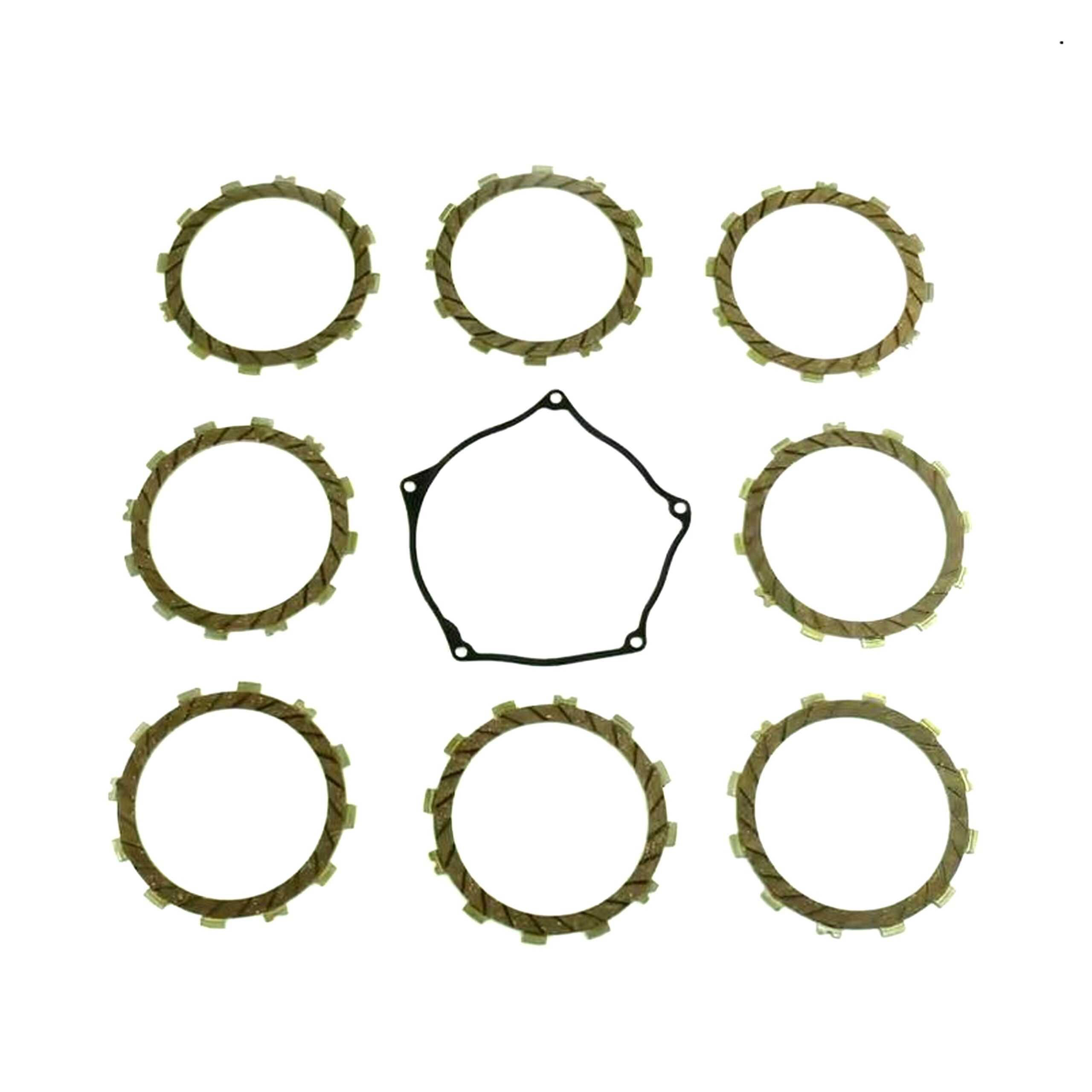CLUTCH FRICTION PLATE SET KAWA KX250F 09-16, ATHENA P40230080, WITH GASKET