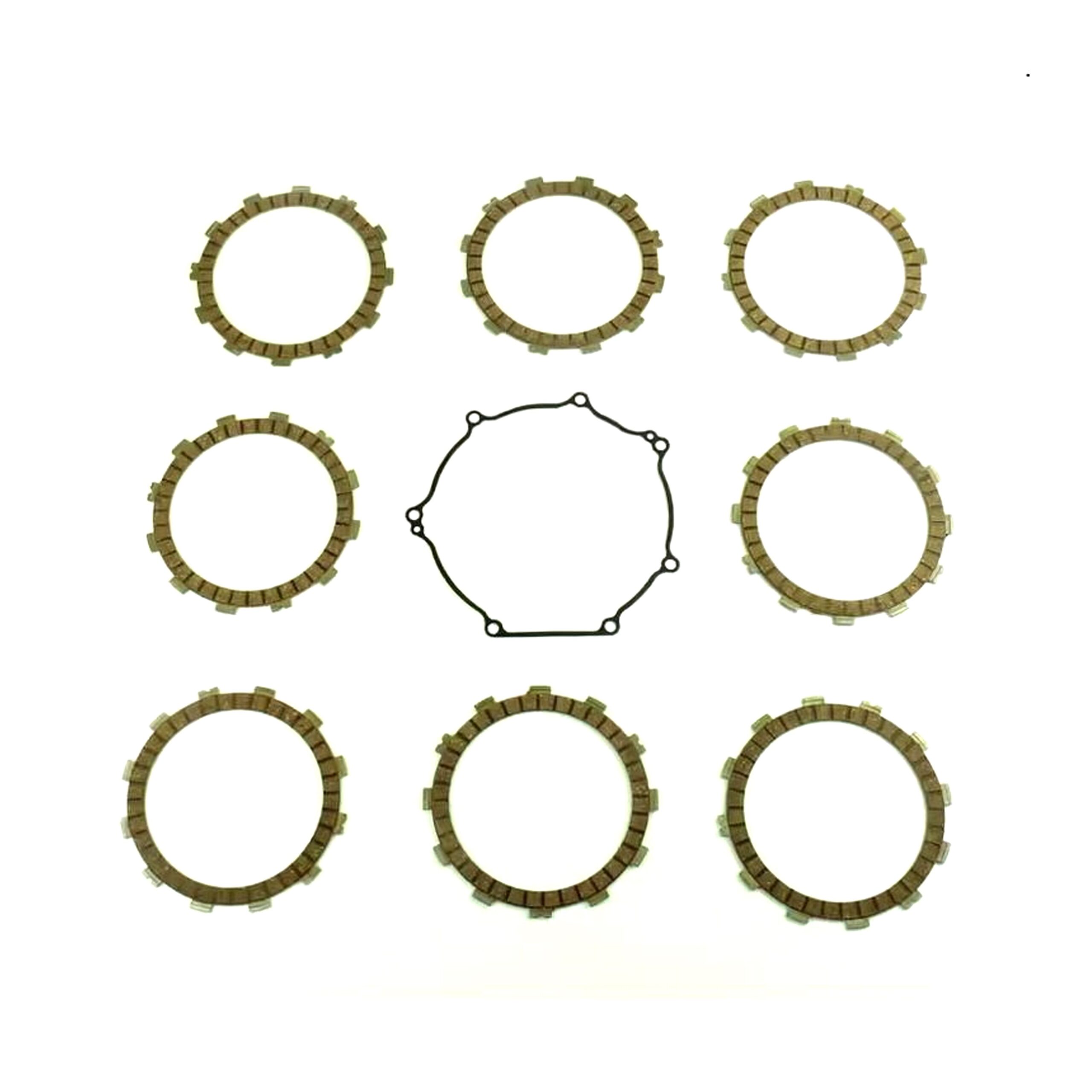 CLUTCH FRICTION PLATE SET KAWA KX450F 06-15, ATHENA P40230095, WITH GASKET