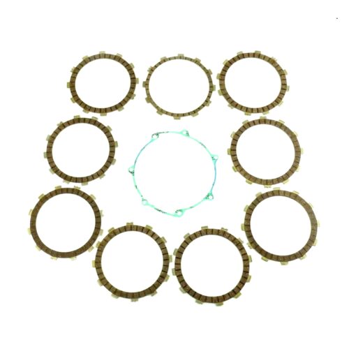 CLUTCH FRICTION PLATE SET YAMAHA WR450F 03, ATHENA P40230103, WITH GASKET