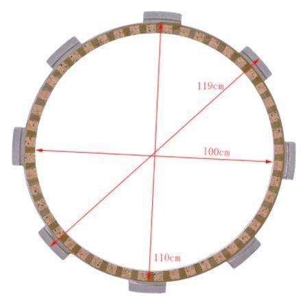 CLUTCH FRICTION PLATE SET CRF230F, 22201-KBW-900 22201-KPM-850