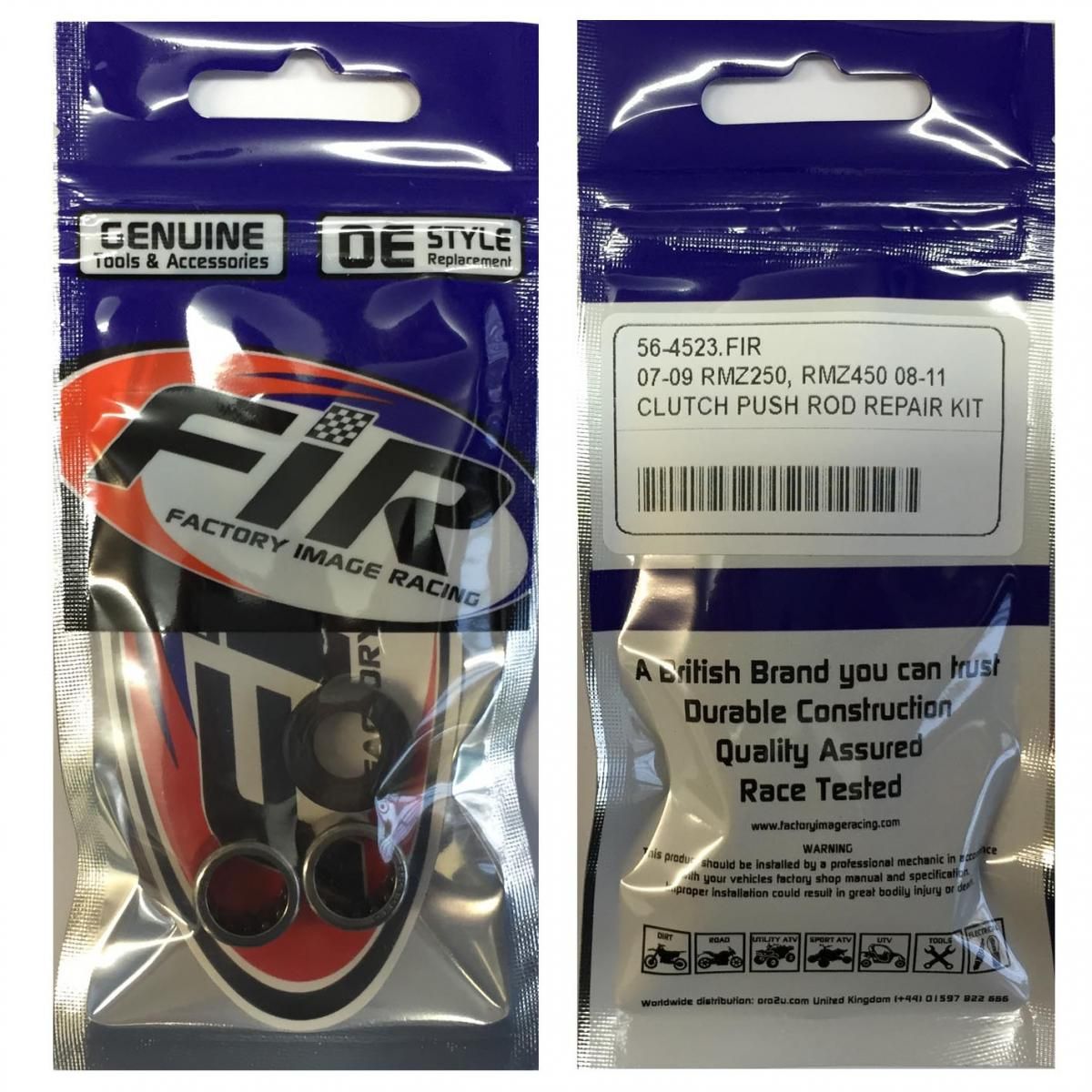 CLUTCH PUSH ROD KIT RMZs, CLUTCH PUSH ROD REPAIR KIT - Image 2