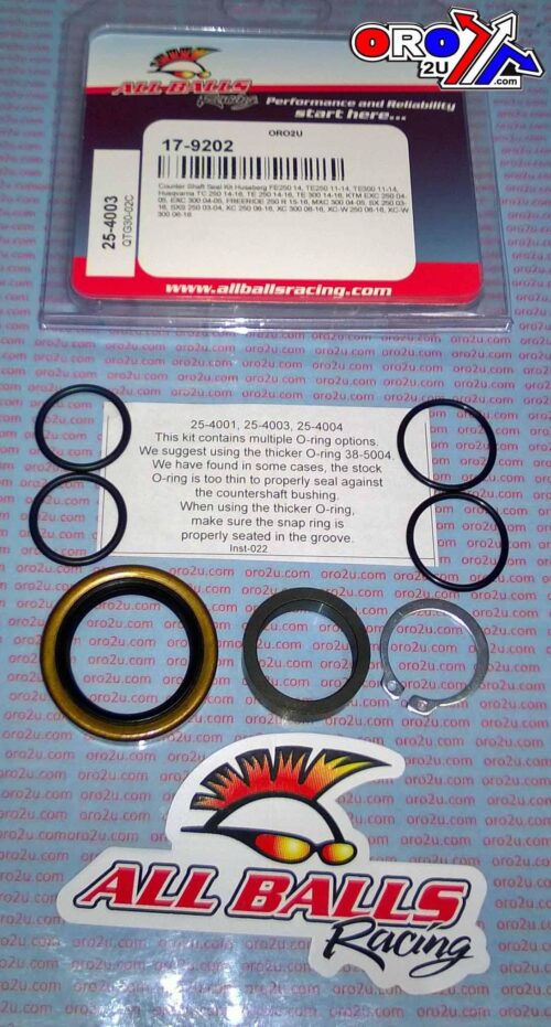COUNTER SHAFT SEAL KIT KTM, ALLBALLS 25-4003 HUSABERG