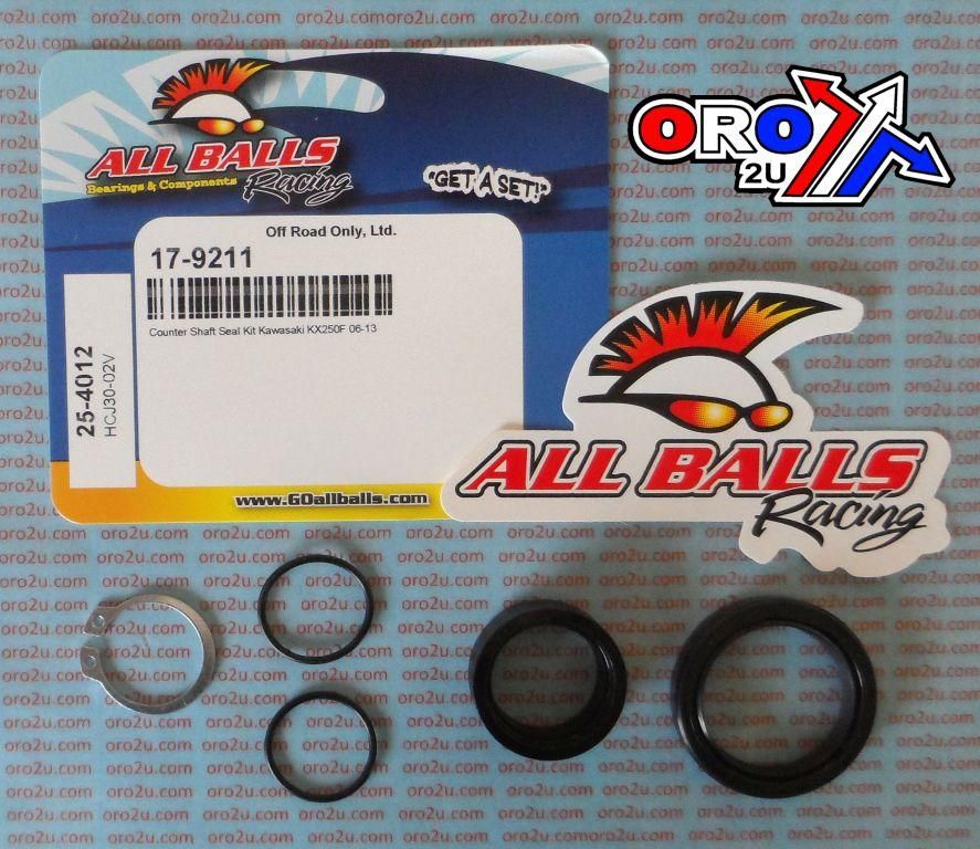 COUNTER SHAFT SEAL KIT KX250F, ALLBALLS 25-4012 KAWASAKI