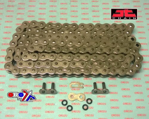 JT CHAIN 520X1R3 120L NICKEL-NICKEL, X-RING, JTC520X1R3NN120DL