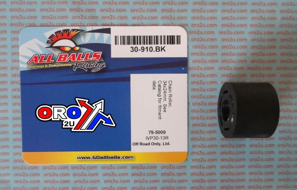 CHAIN ROLLER BLACK D34x24, ALLBALLS 79-5009 YFS200 YFM350 - Image 3