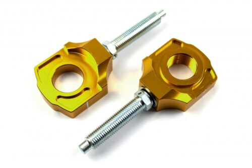 AXLE BLOCK & BOLT KTM GOLD