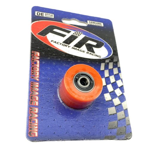 CHAIN ROLLER 8x35mm, RUBBER SEALED BEARINGS ORANGE HOLE 8mm