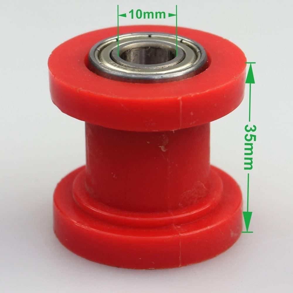 CHAIN ROLLER RED IDxODxW 10x35/24x35, LONG LASTING / 35MM OD - Image 2