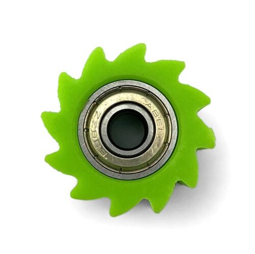CHAIN ROLLER GREEN IDxODxW 8x38x23, 38mm OD 8mm ID / SPROCKETED