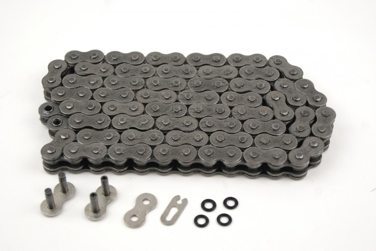 JT CHAIN 520X1R3 100L BLACK, X-RING, JTC520X1R3-100DL