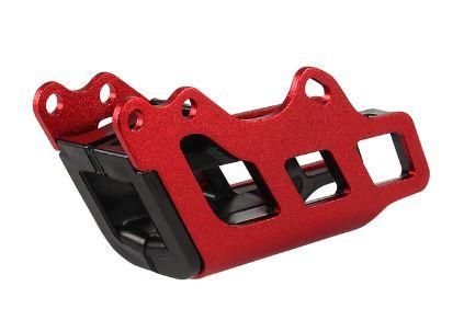 CHAIN GUARD WITH BLOCK RED HONDA CRF 125R 250R 250X 450R 52146-MEN-J00 52147-MEN-J00