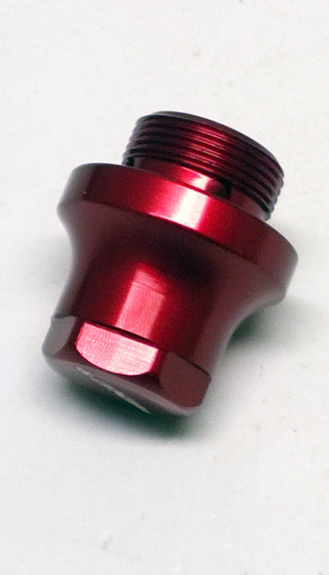 FLOAT BOWL NUT LARGE KEIHIN, MINO 22-1004 RED