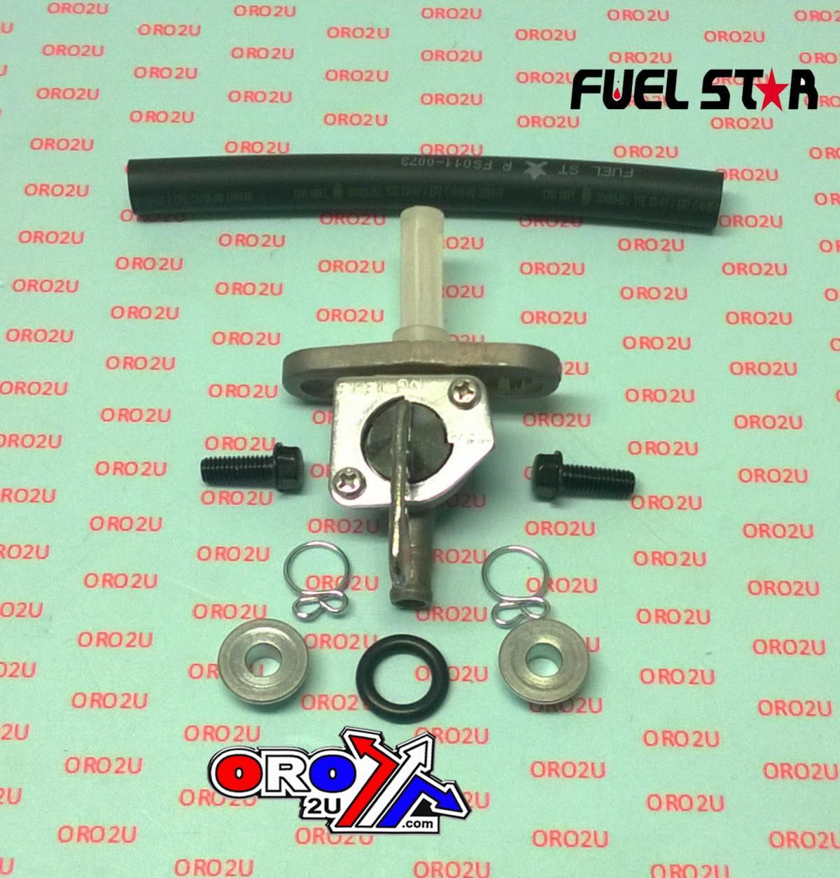 FUEL VALVE KIT CR125R CR250R CR500R, Fuel Star FS101-0118 HONDA DIRT, TAPE / PETCOCK / CLIPS / PIPES / BOLTS - Image 2