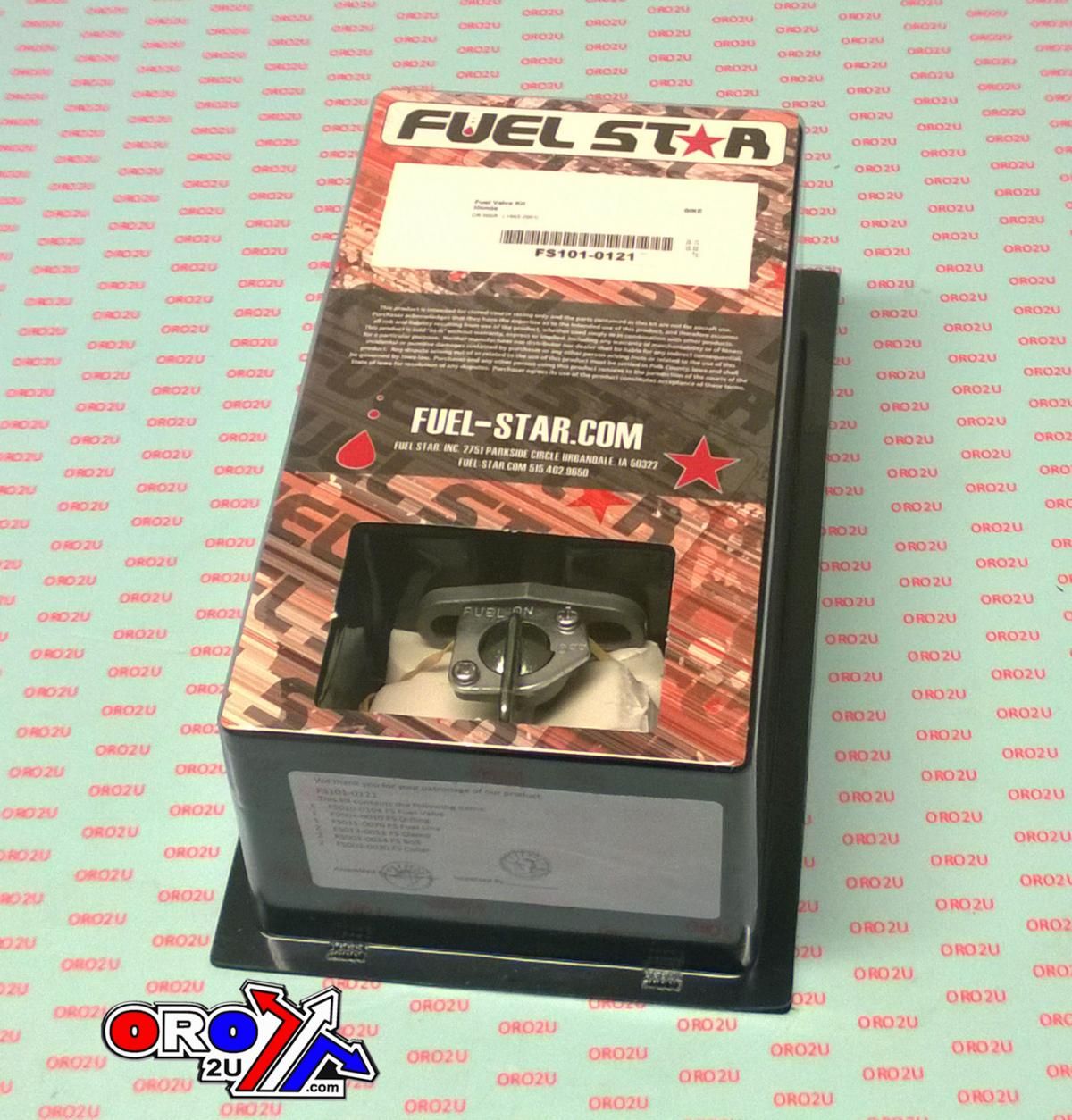 FUEL VALVE KIT CR500R 93-01, Fuel Star FS101-0121 HONDA DIRT, TAPE / PETCOCK / CLIPS / PIPES / BOLTS - Image 2