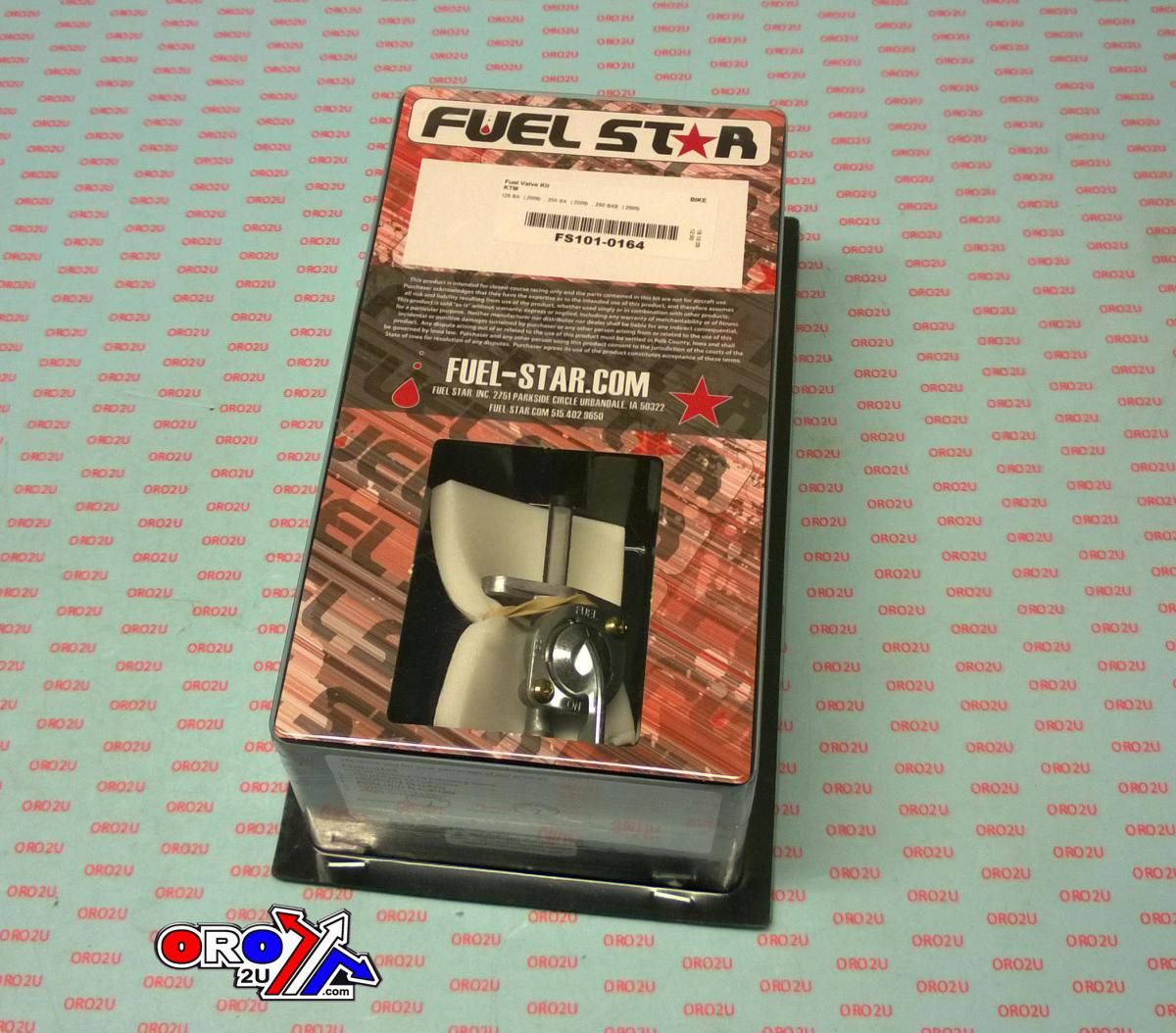 FUEL VALVE KIT KTM 125/250SX, Fuel Star FS101-0164 DIRT, TAPE / PETCOCK / CLIPS / PIPES / BOLTS - Image 2