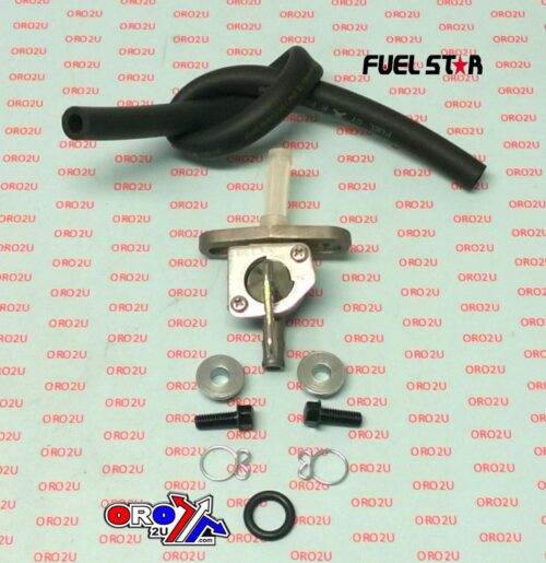 FUEL VALVE KIT CR125/250, Fuel Star FS101-0179 DIRT, TAPE / PETCOCK / CLIPS / PIPES / BOLTS